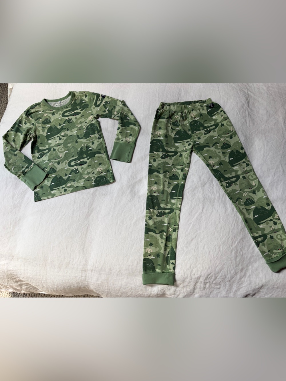 Polarn O Pyret Kids Pajama Set - Dragon Print